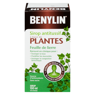 Benylin Sirop antitussif à base de plantes feuille de lierre 100 ml, 10,99 $/100ml