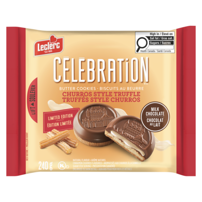 Leclerc Butter Cookies Churros Style Truffle Limited Edition 240 g, $3.45/100g