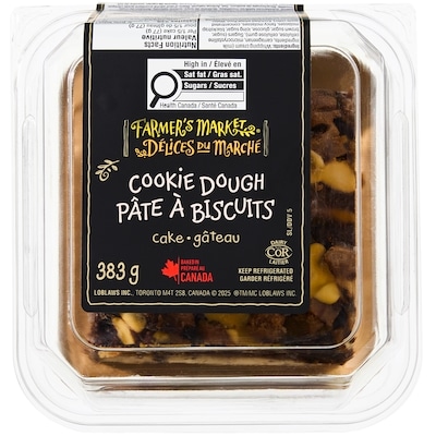 Farmer's Market Cookie Dough Cake 383 g, $2.61/100g