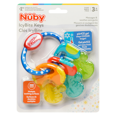 Nuby Icybite Keys 3+M 1 ea, $9.29/1ea