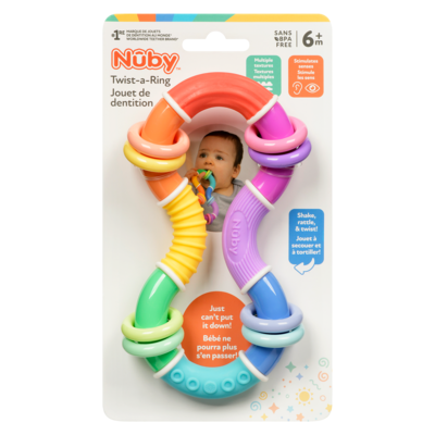 Nuby Twist-A-Ring 6+M 1 ea, $6.79/1ea