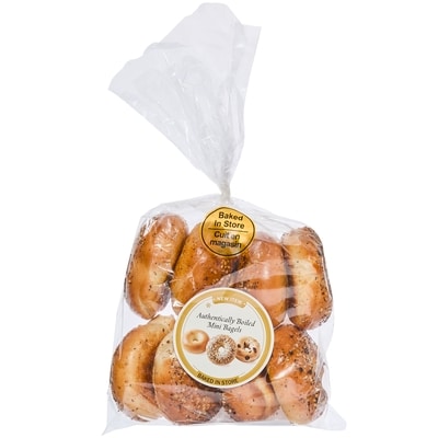 null Mini Everything Bagel 8x42.0 g, $1.32/100g