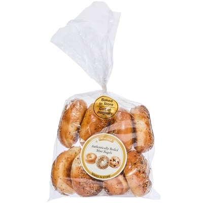 null Mini bagel tout garni 340 g, 1,32 $/100g