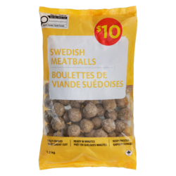 null Boulettes de viande suédoises 1.2 kg, 0,83 $/100g