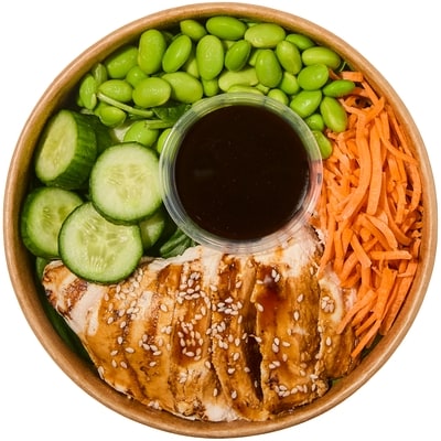 null Teriyaki Chicken Loaded Bowl 380 g, $2.63/100g