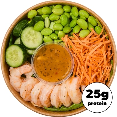 null Bol garni de crevettes et nouilles Korean 355 g, 2,82 $/100g