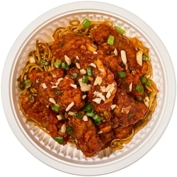 null Korean Fried Chicken with Noodles Power Bowl 345 g, $2.32/100g
