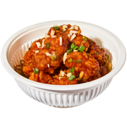 null Bol énergie poulet frit coréen avec nouilles 345 g, 2,32 $/100g