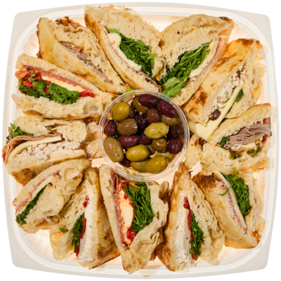 null 24hr Notice Required - Romanaccia Sandwich Platter 1.53 kg, $3.59/100g