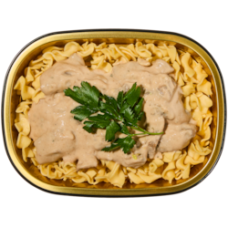 null Bœuf Stroganov – Plat principal en format individuel 320 g, 2,50 $/100g