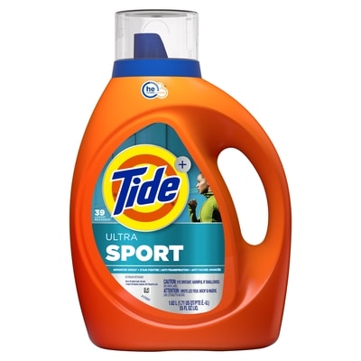 Tide Ultra Sport Liquid Laundry Detergent, 39 Loads 1.62 l, $1.05/100ml