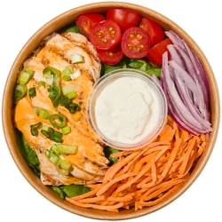 null Peri Peri Chicken Loaded Bowl 345 g, $2.90/100g