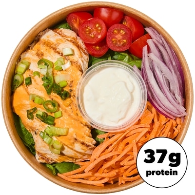 null Peri Peri Chicken Loaded Bowl 345 g, $2.90/100g