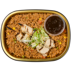 null Teriyaki Chicken with Fried Rice - Single Serve Entrée 285 g, $2.81/100g