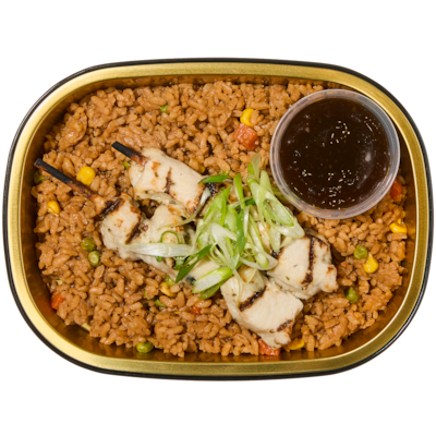 null Teriyaki Chicken with Fried Rice - Single Serve Entrée 285 g, $2.81/100g