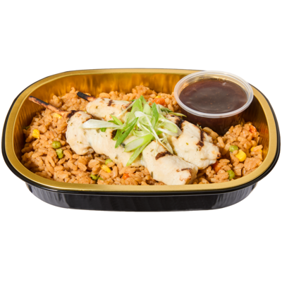 Poulet teriyaki avec riz frit – Plat principal en format individuel