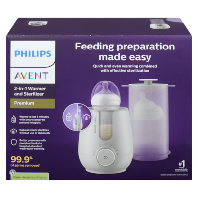 Philips 2-In-1 Warmer And Sterilizer Premium 1 ea, $96.99/1ea