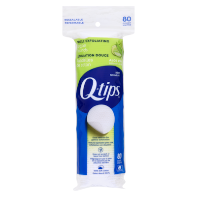 QTips Cotton Rounds Gentle Exfoliating 1 ea, $7.29/1ea