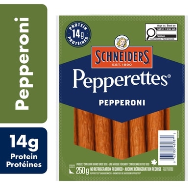 Schneiders Pepperettes Pepperoni 250 g, $5.00/100g