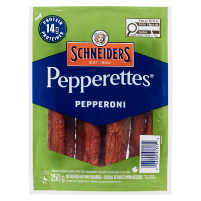 Schneiders Pepperettes Pepperoni 250 g, $4.80/100g
