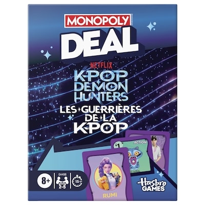 Hasbro Deal : Les Guerrières de la K-pop, jeu de cartes 1 ea, 15,00 $/1ch