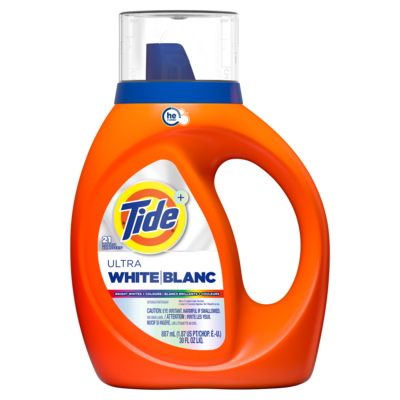Tide Ultra White Liquid Laundry Detergent, 21 Loads 0.887 l, $1.18/100ml
