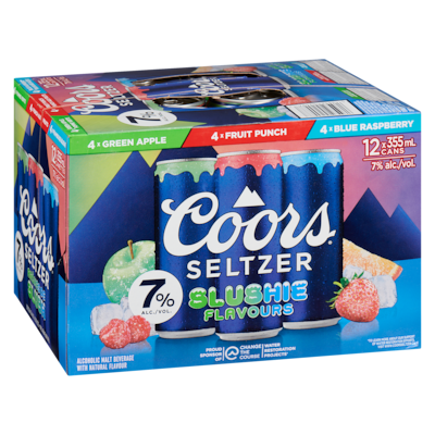 Alcoholic Malt Beverage With Natural Flavour Slushie Flavours (ID required at pick-up)