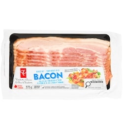 President's Choice Reduced Salt Bacon 375 g, $2.13/100g