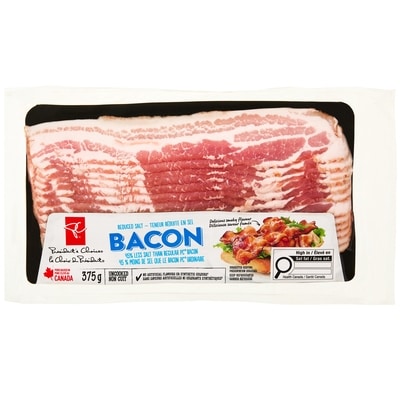 le Choix du Président Bacon à teneur réduite en sel 375 g, 1,60 $/100g