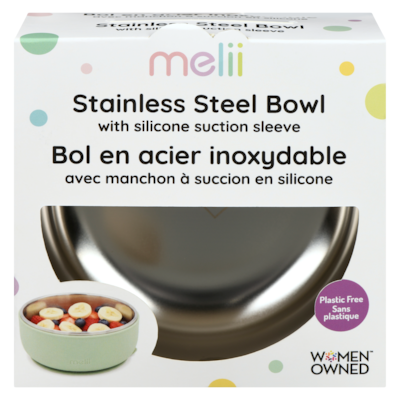 Melii Bol en acier inoxydable 3 + 1 ea, 9,79 $/1ch