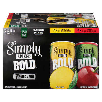 Simply Boisson de malt alcoolisée caisse mixte (Pièce d’identité requise au moment du ramassage) 12x355.0 ml, 0,47 $/100ml