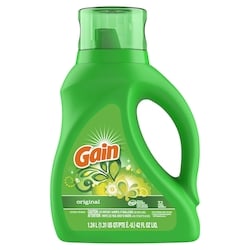 Gain Liquid Laundry Detergent, Original Scent, 32 loads 1.242 l, $0.72/100ml