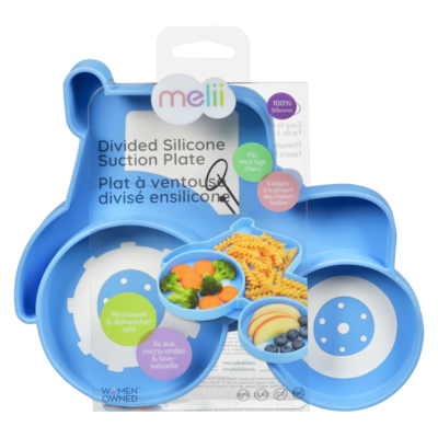Melii Divided Silicone Suction Plate 3+ 1 ea, $10.49/1ea