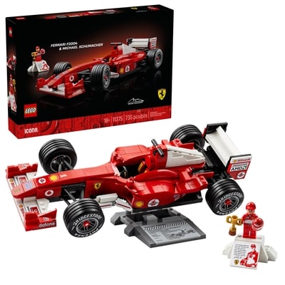LEGO Icons Ferrari F2004 & Michael Schumacher 11375 1 ea, $120.00/1ea