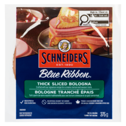 Schneiders Blue Ribbon Thick Sliced Bologna 375 g, $2.40/100g