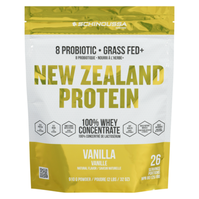 Schinoussa New Zealand Protein Powder Vanilla 910 g, $5.49/100g