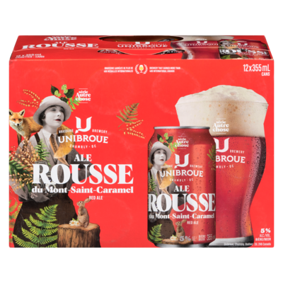 Unibroue Beer Red Ale (ID required at pick-up) 12x355.0 ml, $0.61/100ml
