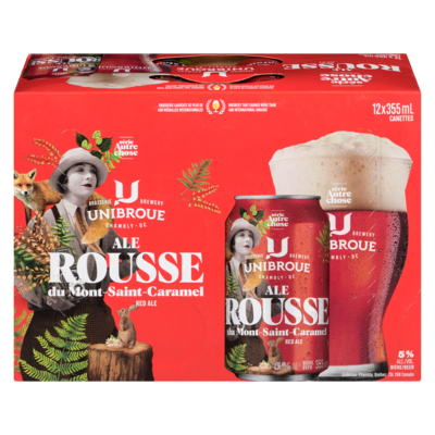 Unibroue Bière ale rousse du mont-saint-caramel (Pièce d’identité requise au moment du ramassage) 12x355.0 ml, 0,52 $/100ml
