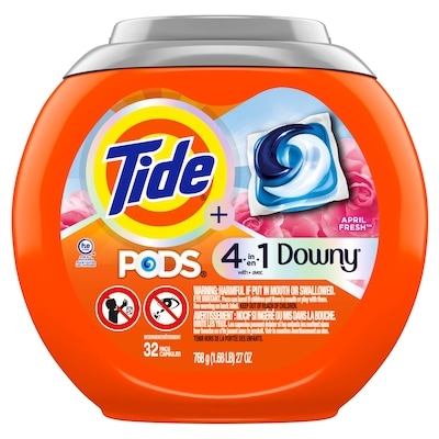 Tide PODS Detergent with a touch of, 32 Ct 32 ea, $0.56/1ea