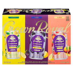 Crown Royal Boisson de malt alcoolisée de qualité supérieure emballage mixte de limonades (Pièce d’identité requise au moment du ramassage) 12x355.0 ml, 0,56 $/100ml