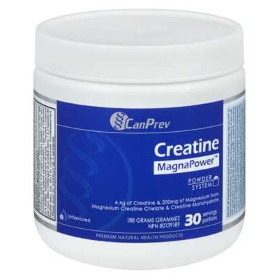 CanPrev Creatine Magnapower Unflavoured 188.37 g, $19.68/100g