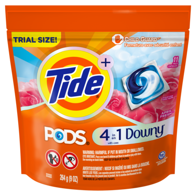 Tide PODS Detergent with a touch of, 11 Ct 11 ea, $0.91/1ea
