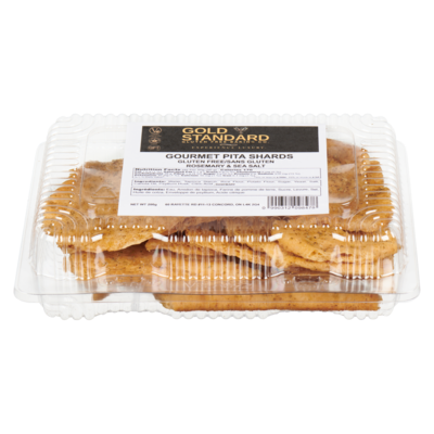 Gold Standard Gourmet Pita Shards Rosemary & Sea Salt 200 g, $6.50/100g