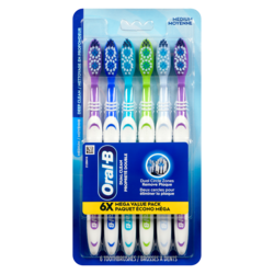 Oral B Dual Clean Toothbrushes, 6 Pack 6 ea, $1.17/1ea