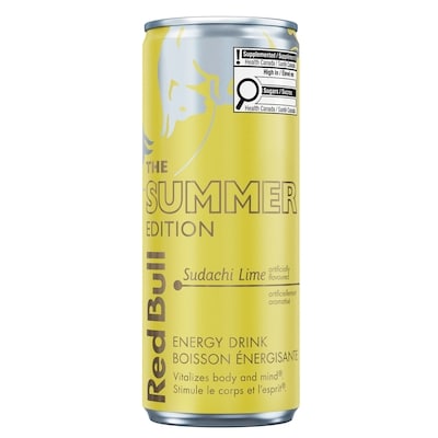 Red Bull Energy Drink, Sudachi Lime 250 ml, 1,20 $/100ml