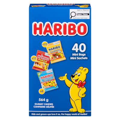 Haribo Confiserie gélifiée 564 g, 2,48 $/100g