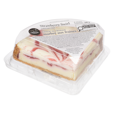 Strawberry Swirl Cheesecake