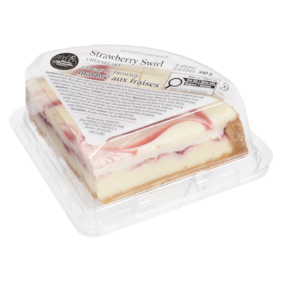 Strawberry Swirl Cheesecake
