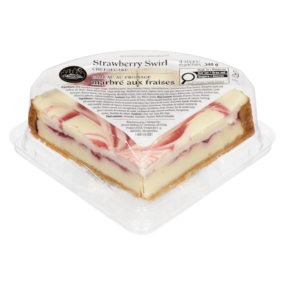  Gâteau au fromage marbré aux fraises 340 g, 2,94 $/100g