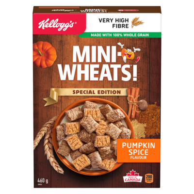 Kelloggs Cereal Pumpkin Spice Flavour Special Edition 460 g, $2.06/100g